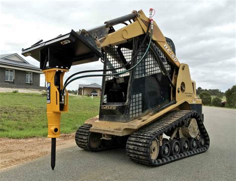 skid steer rock breaker|skid steer breaker for sale.